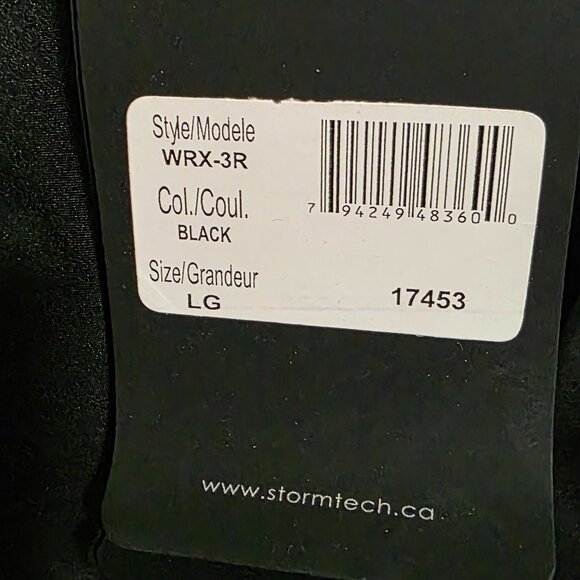 NWT - Men's Reflective Black Jacket - Picture 2 of 6